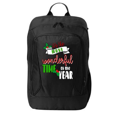 Its The Most Wonderful Time Of The Year Christmas Festive City Backpack