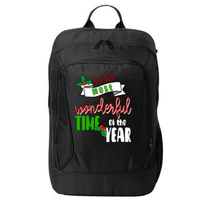 Its The Most Wonderful Time Of The Year Christmas Festive City Backpack