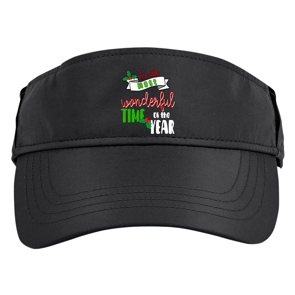 Its The Most Wonderful Time Of The Year Christmas Festive Adult Drive Performance Visor