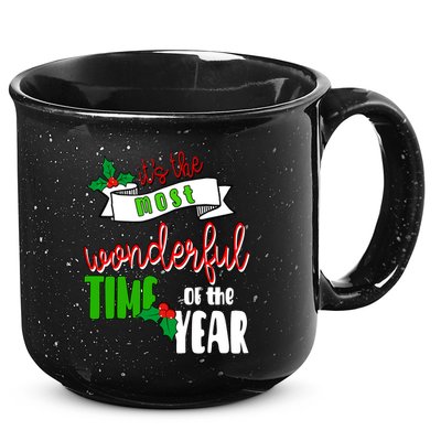 Its The Most Wonderful Time Of The Year Christmas Festive 15oz Campfire Ceramic Mug