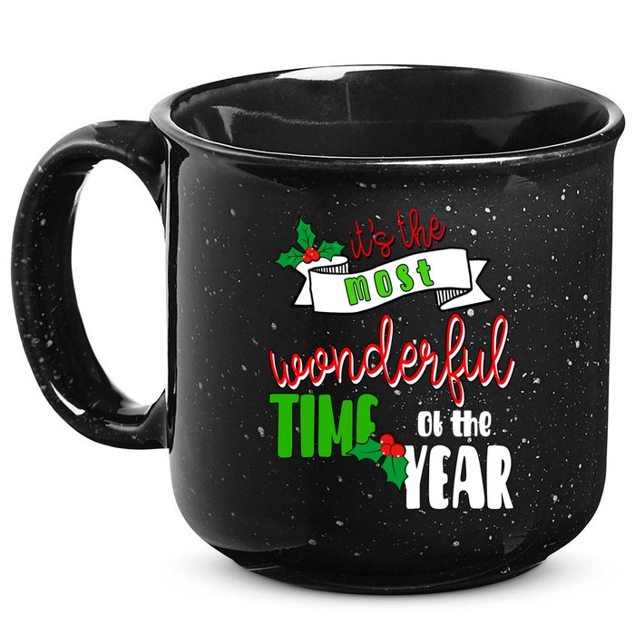 Its The Most Wonderful Time Of The Year Christmas Festive 15oz Campfire Ceramic Mug
