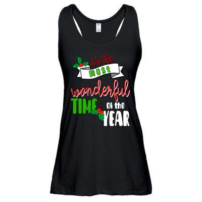 Its The Most Wonderful Time Of The Year Christmas Festive Ladies Essential Flowy Tank