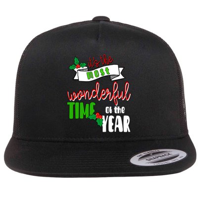 Its The Most Wonderful Time Of The Year Christmas Festive Flatbill Hat