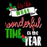 Its The Most Wonderful Time Of The Year Christmas Festive Flatbill Hat