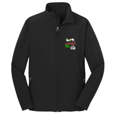 Its The Most Wonderful Time Of The Year Christmas Festive Core Soft Shell Jacket