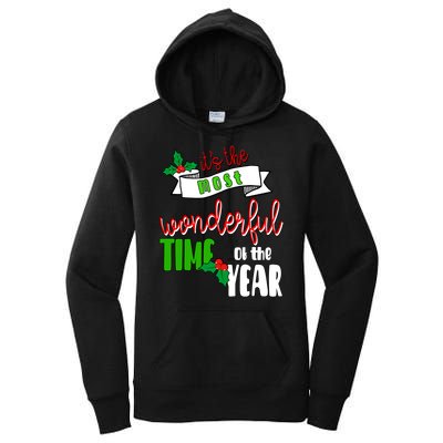 Its The Most Wonderful Time Of The Year Christmas Festive Women's Pullover Hoodie