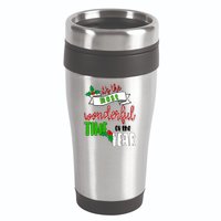 Its The Most Wonderful Time Of The Year Christmas Festive 16oz Travel Tumbler
