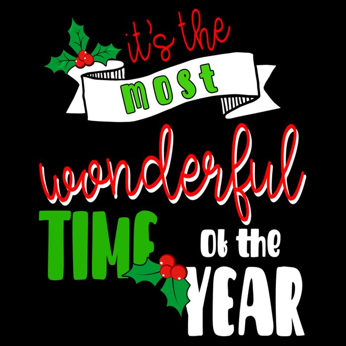 Its The Most Wonderful Time Of The Year Christmas Festive Baby Bodysuit