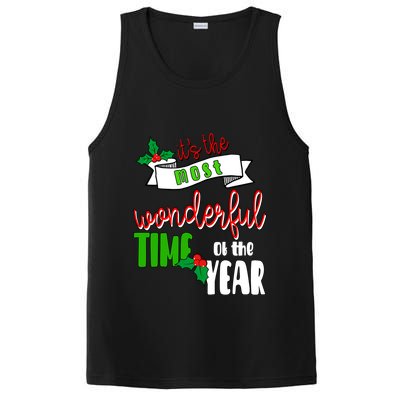 Its The Most Wonderful Time Of The Year Christmas Festive PosiCharge Competitor Tank
