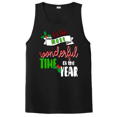 Its The Most Wonderful Time Of The Year Christmas Festive PosiCharge Competitor Tank