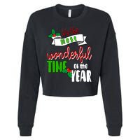 Its The Most Wonderful Time Of The Year Christmas Festive Cropped Pullover Crew