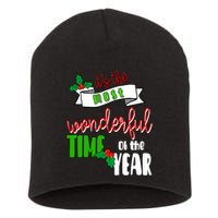 Its The Most Wonderful Time Of The Year Christmas Festive Short Acrylic Beanie