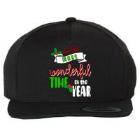 Its The Most Wonderful Time Of The Year Christmas Festive Wool Snapback Cap