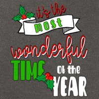 Its The Most Wonderful Time Of The Year Christmas Festive Cotton Canvas Backpack