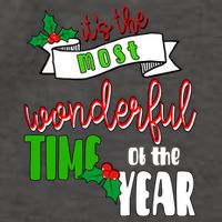 Its The Most Wonderful Time Of The Year Christmas Festive Vector Backpack