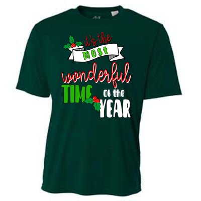 Its The Most Wonderful Time Of The Year Christmas Festive Cooling Performance Crew T-Shirt