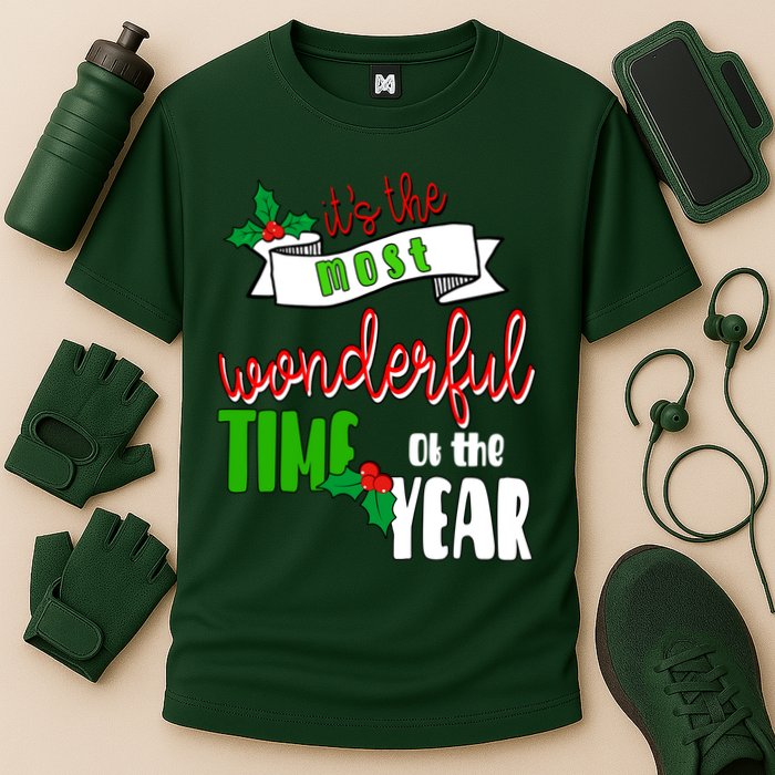 Its The Most Wonderful Time Of The Year Christmas Festive Performance Shirt