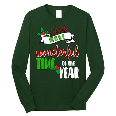 Its The Most Wonderful Time Of The Year Christmas Festive Long Sleeve Shirt