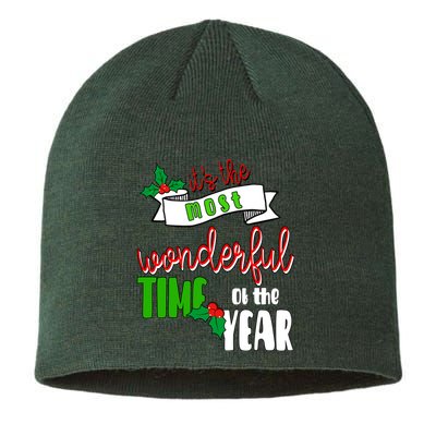 Its The Most Wonderful Time Of The Year Christmas Festive Sustainable Beanie