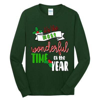 Its The Most Wonderful Time Of The Year Christmas Festive Tall Long Sleeve T-Shirt