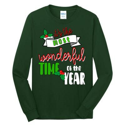 Its The Most Wonderful Time Of The Year Christmas Festive Tall Long Sleeve T-Shirt