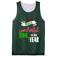 Its The Most Wonderful Time Of The Year Christmas Festive Mesh Reversible Basketball Jersey Tank
