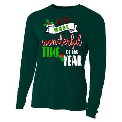 Its The Most Wonderful Time Of The Year Christmas Festive Cooling Performance Long Sleeve Crew