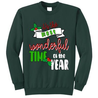 Its The Most Wonderful Time Of The Year Christmas Festive Tall Sweatshirt