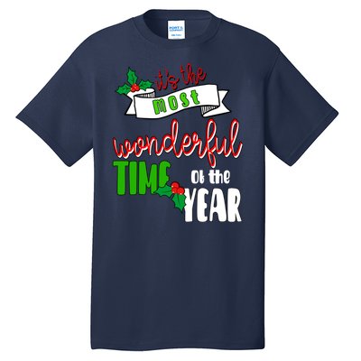 Its The Most Wonderful Time Of The Year Christmas Festive Tall T-Shirt