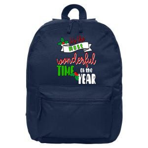 Its The Most Wonderful Time Of The Year Christmas Festive 16 in Basic Backpack