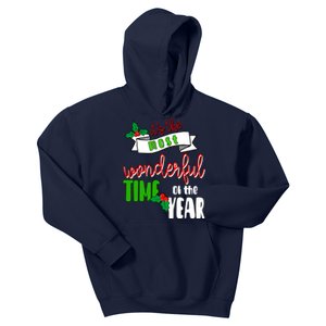 Its The Most Wonderful Time Of The Year Christmas Festive Kids Hoodie