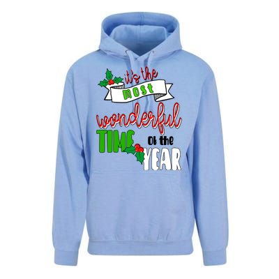 Its The Most Wonderful Time Of The Year Christmas Festive Unisex Surf Hoodie