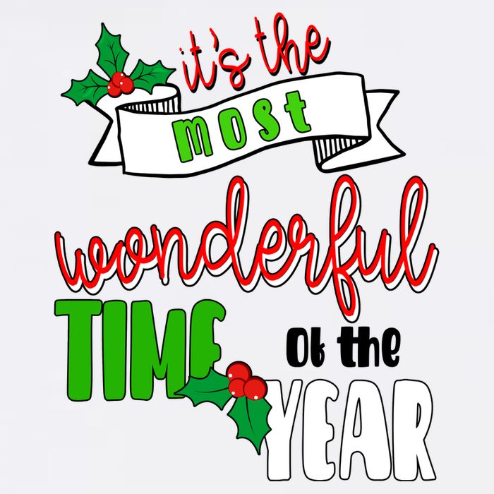 Its The Most Wonderful Time Of The Year Christmas Festive Garment-Dyed Sweatshirt