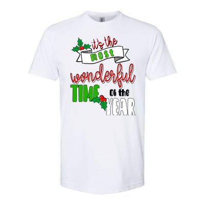 Its The Most Wonderful Time Of The Year Christmas Festive Softstyle CVC T-Shirt