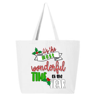 Its The Most Wonderful Time Of The Year Christmas Festive 25L Jumbo Tote