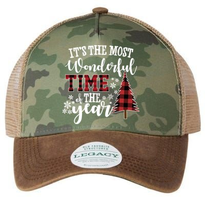 It's The Most Wonderful Time Of The Year Christmas Tree Holiday Legacy Tie Dye Trucker Hat