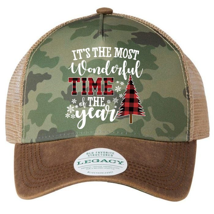 It's The Most Wonderful Time Of The Year Christmas Tree Holiday Legacy Tie Dye Trucker Hat