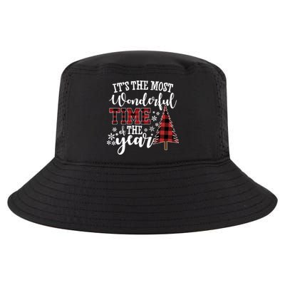 It's The Most Wonderful Time Of The Year Christmas Tree Holiday Cool Comfort Performance Bucket Hat