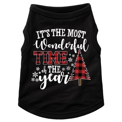 It's The Most Wonderful Time Of The Year Christmas Tree Holiday Doggie Tank