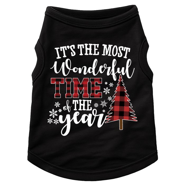 It's The Most Wonderful Time Of The Year Christmas Tree Holiday Doggie Tank