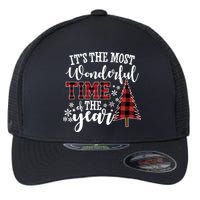 It's The Most Wonderful Time Of The Year Christmas Tree Holiday Flexfit Unipanel Trucker Cap
