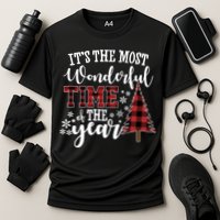 It's The Most Wonderful Time Of The Year Christmas Tree Holiday Performance Shirt