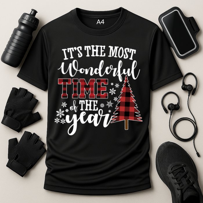 It's The Most Wonderful Time Of The Year Christmas Tree Holiday Performance Shirt
