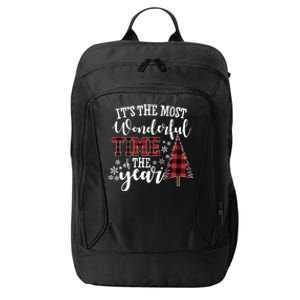 It's The Most Wonderful Time Of The Year Christmas Tree Holiday City Backpack