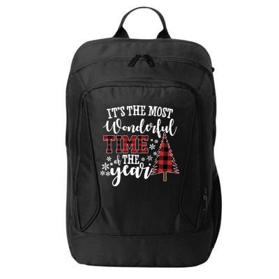 It's The Most Wonderful Time Of The Year Christmas Tree Holiday City Backpack