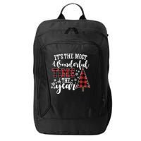 It's The Most Wonderful Time Of The Year Christmas Tree Holiday City Backpack