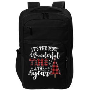 It's The Most Wonderful Time Of The Year Christmas Tree Holiday Impact Tech Backpack