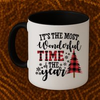It's The Most Wonderful Time Of The Year Christmas Tree Holiday Mug