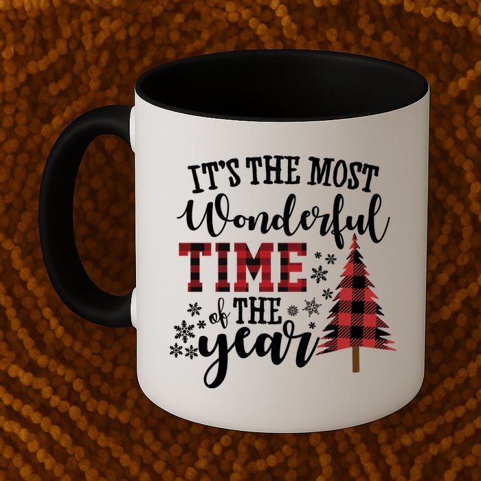 It's The Most Wonderful Time Of The Year Christmas Tree Holiday Mug