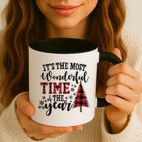 It's The Most Wonderful Time Of The Year Christmas Tree Holiday Mug